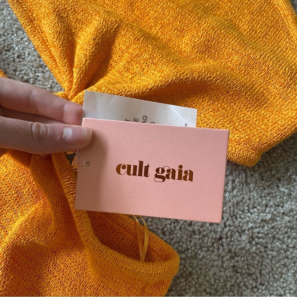 Cult Gaia Orange Midi Dress - Picture 5 of 7